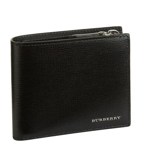 burberry london leather wallet black|new burberry leather wallet men.